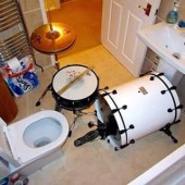 Bathroom Drummer